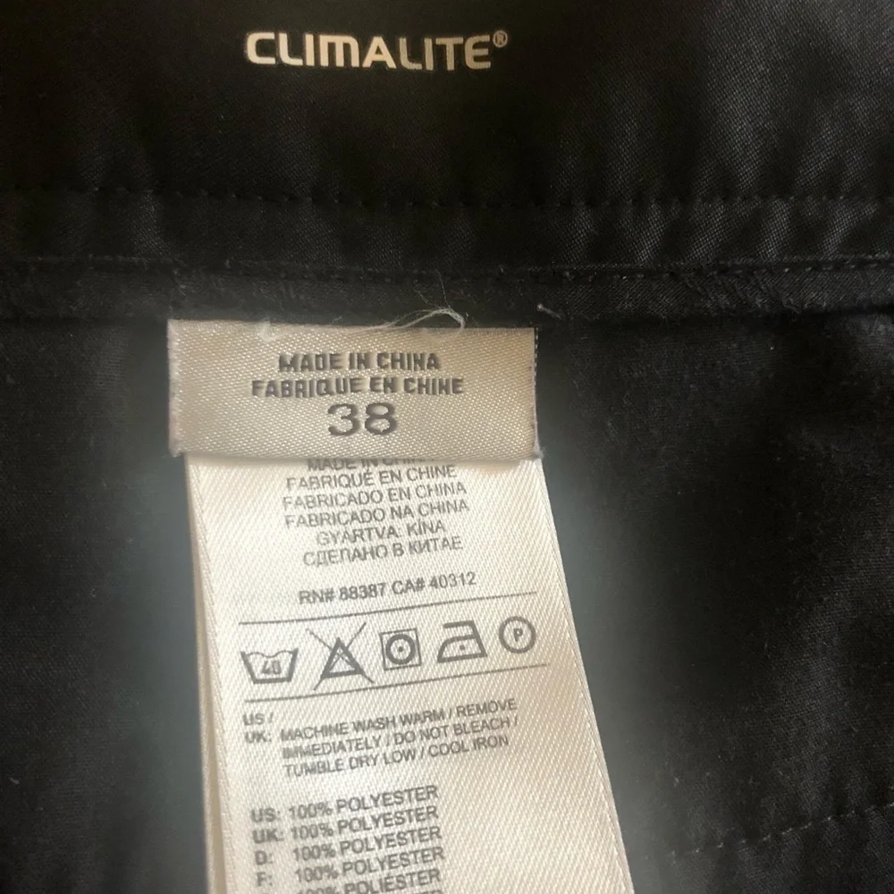 Adidas Climate Dress Golf Dress Shorts Sz. 38 Black AE7002 Pockets Summer